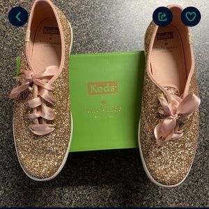 Rose Gold Glitter Keds